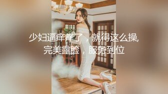 少妇逼痒痒了，就得这么操,完美露脸，服务到位